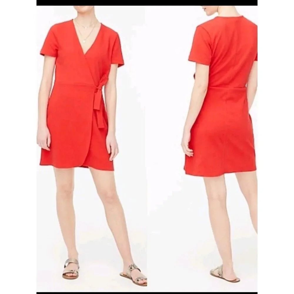 NWT J Crew Textured Knit Wrap Dress  Size S